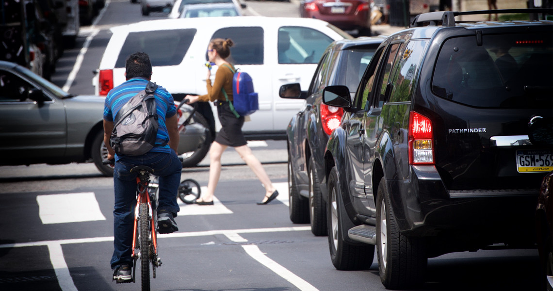 philadelphia street traffic, 2016.